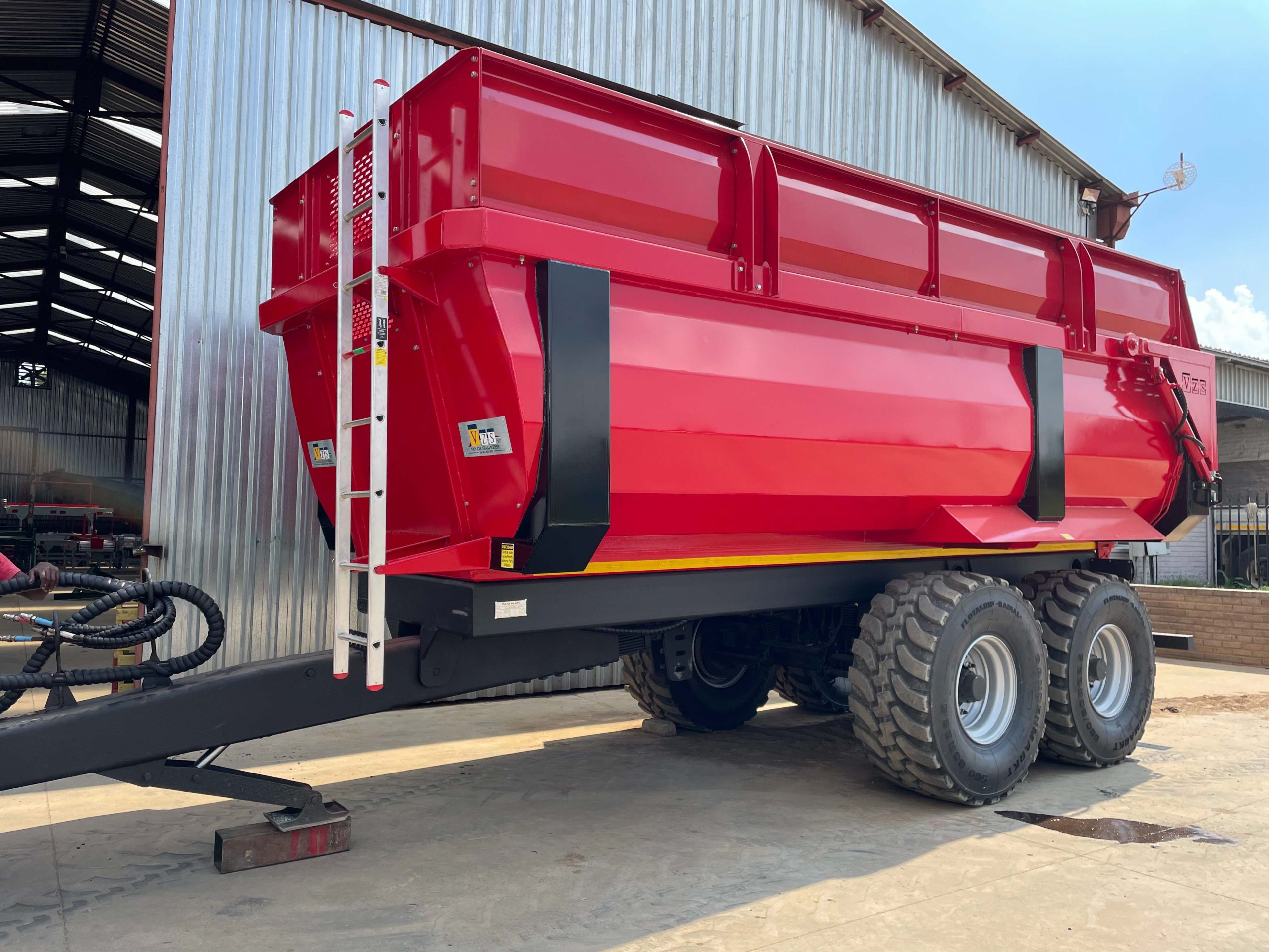 Tipwa 18T (met Ekstensies) | Tipper Trailer 18T (with Extensions) | V098 - Image 5