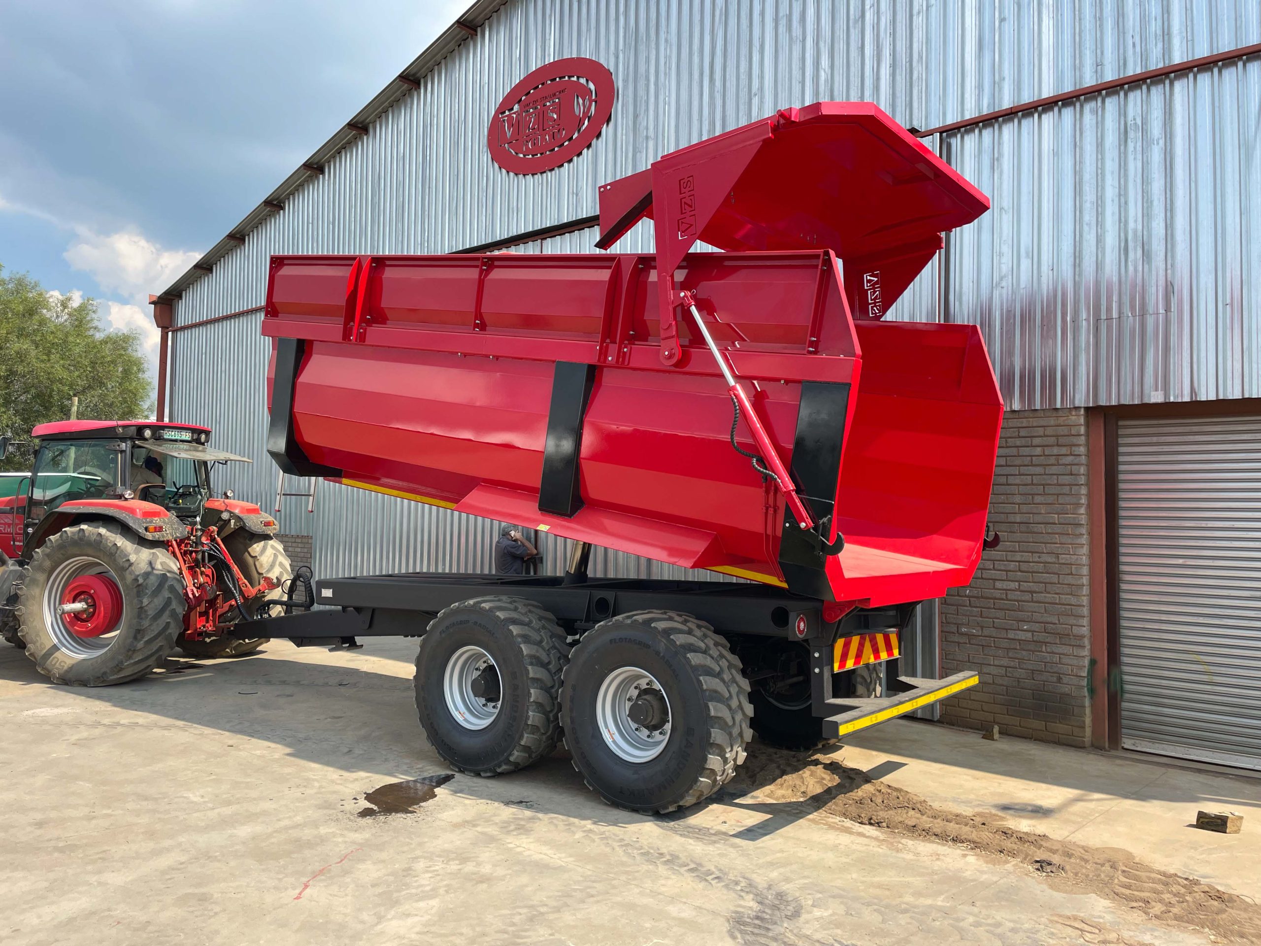 Tipwa 18T (met Ekstensies) | Tipper Trailer 18T (with Extensions) | V098 - Image 4
