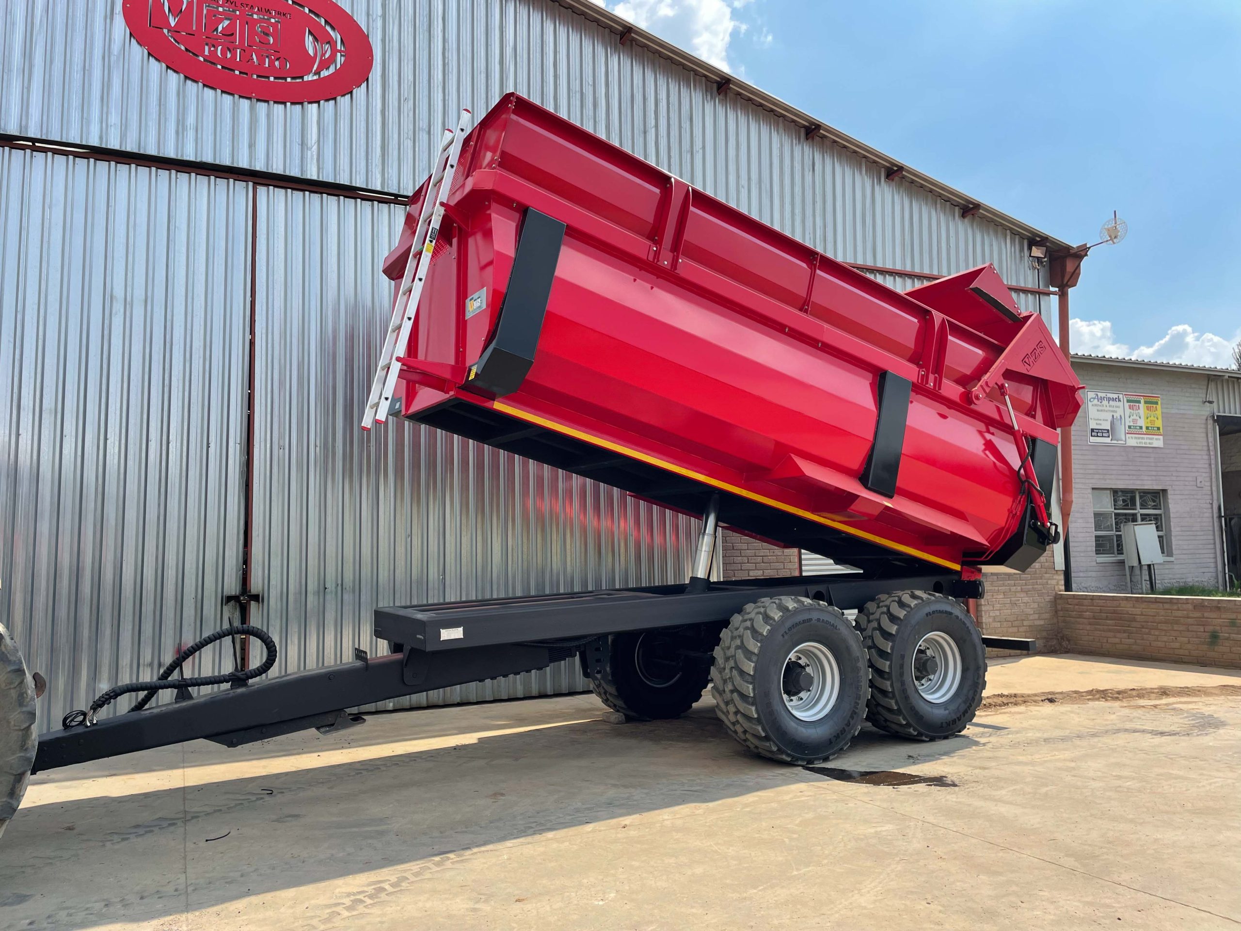 Tipwa 18T (met Ekstensies) | Tipper Trailer 18T (with Extensions) | V098 - Image 2