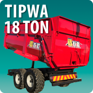Tipwa 18T (met Ekstensies) | Tipper Trailer 18T (with Extensions) | V098