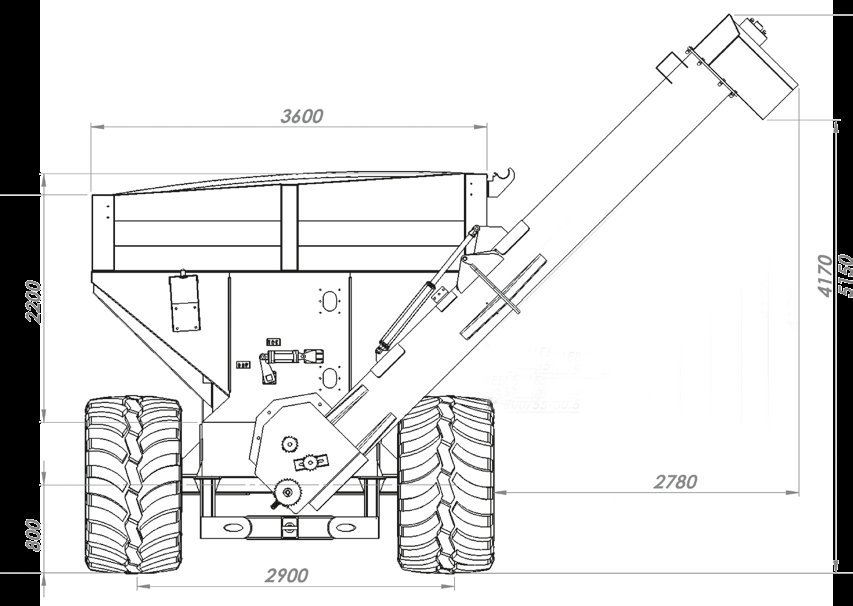 Tapkar 26.5m³ | Grain Cart 26.5m³ | V022 - Image 3